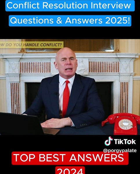 Conflict Resolution Interview Questions & Answers