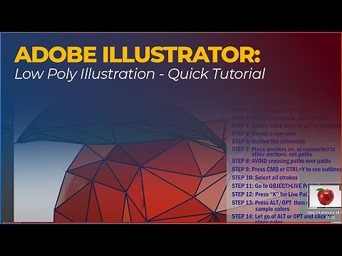Adobe Illustrator: Low Poly Illustration - Quick tutorial with step-by-step instructions