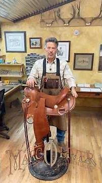 Beverly Hills Gets a Custom Outlaw Wade Saddle #craftsman #saddle #horsetack