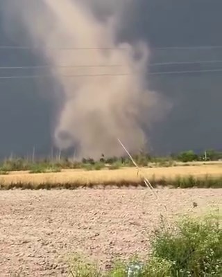 UNBELIEVABLE: Tornado observed in Akhnoor, Jammu in North India.A rare atmospheric spectacle for this region — where the odds of tornado formation are typically very low.⚡ This isn’t just weather… this is pure atmospheric physics in action:Istability (CAPE) fuels towering thunderstorms🌬️ Strong wind shear injects rotation into the system🔄 Updrafts tilt & stretch this rotation → intensifying spin.⬇️ Pressure drops, winds accelerate → a vortex is born🌪️ When these ingredients align perfectly, t
