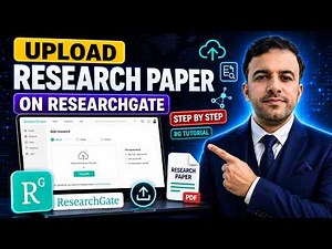 How to Upload Research Paper on ResearchGate | Step-by-Step Tutorial | Dr. Muhammad Naeem