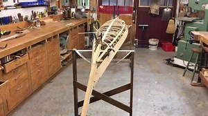 15 reactions | A typical day 3 of Greenland kayak construction. I would normally have the permanent stringers lashed in as well but we called it an early day yesterday. | Nomad Boatbuilding | Facebook