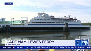 Cape May – Lewes Ferry Celebrates 60 years on the Delaware Bay