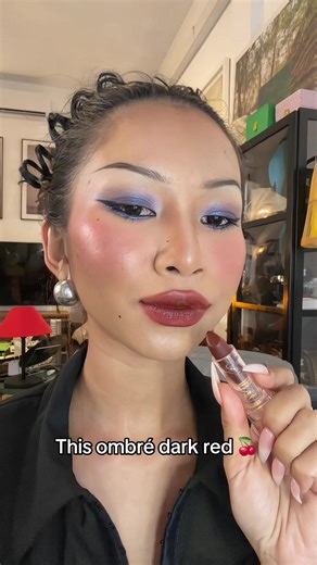 Perfect Ombré Dark Red Lipstick for Every Occasion