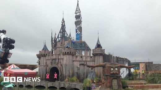 Banksy Dismaland show revealed at Weston's Tropicana