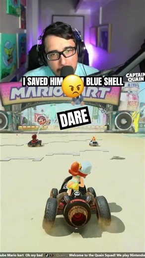 Unbelievable Mario Kart Save! Blue Shell Block for the Win!
