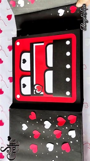 Handmade Scrapbook ideas | easy birthday card making paper crafts #scraftsdiy #shorts