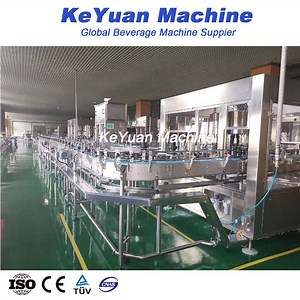 [Hot Item] Small Fruit Juice Beverage Equipment, Three in One Rotary Fruit Juice Filling Machine