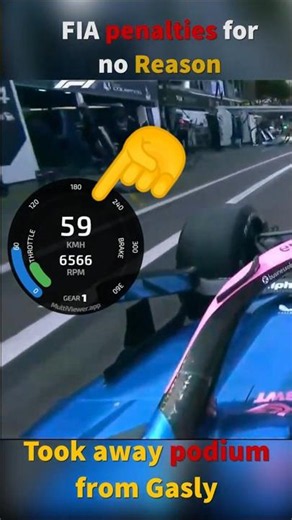 Gasly's Penalty is a Yoke!!!