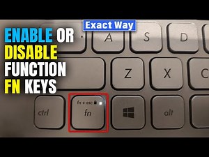 How to Enable or Disable Function Fn Keys in Windows 11 | Fix Functions Keys Not Working