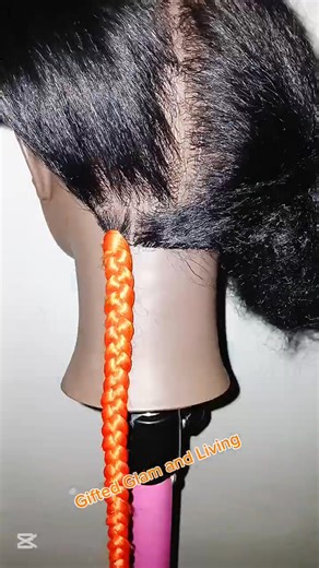 Braiding can't grip hair & braid? Try This easiest way #hairtutorial #stylist #protectivestyles #twist #braids #tutorial | Gifted Glam and Living