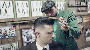 1.4M views · 23K reactions |  ASMR - Old Money Haircut - WWII MOB Skin Fade | Hair Hood | Facebook