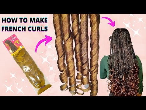 How to make french curls braid Hair using Lush attachment/Easy french curls tutorial