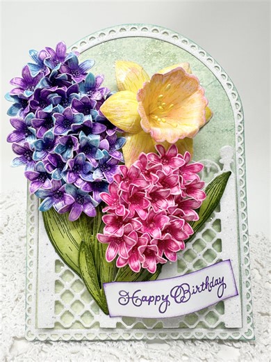 Nikki & Friends Crafting With Heartfelt Creations & More | Happy Wednesday! This is a card I made using Heartfelt Creations products for a friends 70th Birthday | Facebook