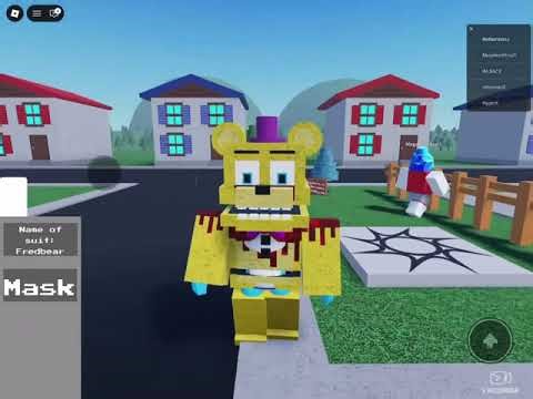 Playing Fred bear family diner spring lock suits ￼