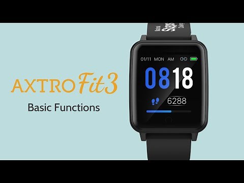 AXTRO Fit 3 - Basic Functions