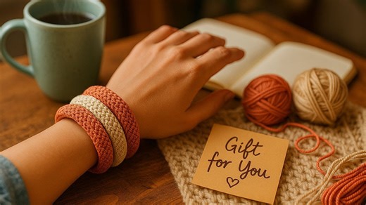 DIY Crochet Bracelet You’ll Wear Daily – Easy DIY Gift!
