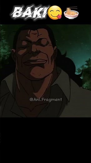 Baki ate 200 pounds of food👀😋|Baki the Grappler| #anime #animemoments #baki
