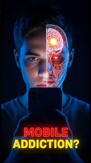 Mobile Addiction Is Rewiring Your Brain 😳 #facts #animation #humanbody