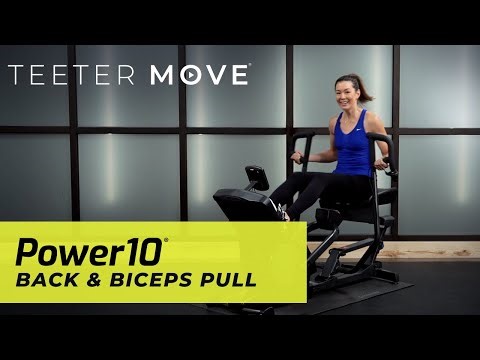 10 Min Back & Biceps Pull | Power10 Elliptical Rower | Teeter Move