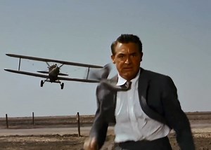 Old Movies on Instagram: "Cary Grant in North by Northwest, 1959 The scene where the crop duster is chasing and shooting at Thornhill was filmed with a real airplane while the shot where the plane crashes into the fuel truck was done using large models of both truck and plane."