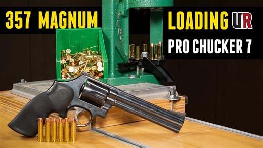Loading .357 Magnum on the RCBS Pro Chucker 7 (Setup & Demo)