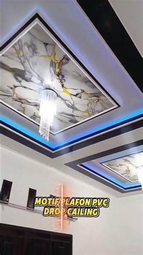 MOTIF PLAFON PVC DROP CAILING 2026‼️#interiorplafon #interiordesign #plafonrumah ‪@Shorts‬