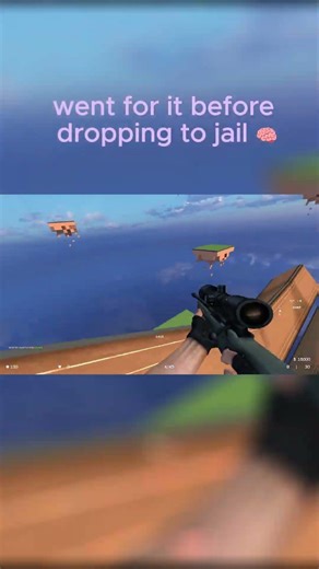 went for it before dropping to jail 💀