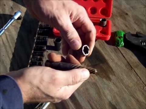 Removing a rounded bolt or nut