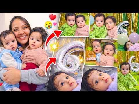 Subah Hospital… Raat Ko Celebration 😱 | Twins Turned 6 Months | New Daily Vlog