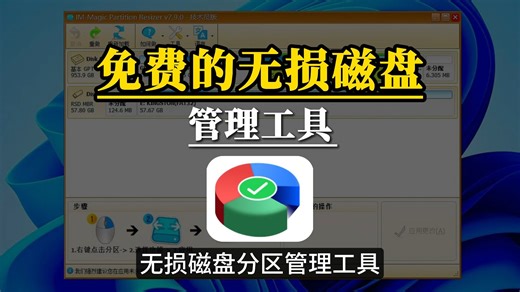 无损的磁盘管理工具