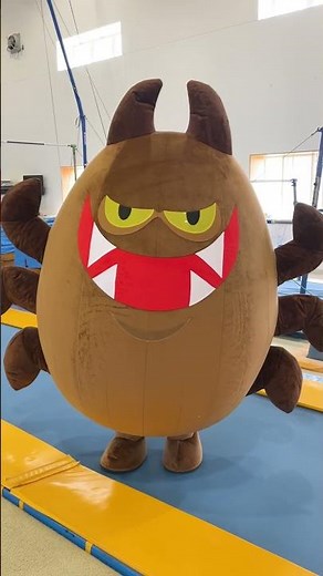 [If mascots were gymnasts]