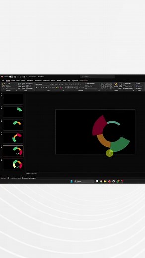 Creative Pie Chart Animation Using Powerpoint | Presentation Tips