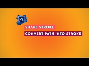 How to Make Stroke Of Any Shape In Photoshop | Convert Path Into Strokes | Pen Tool Explained !!