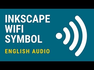 Inkscape Tutorial: Wifi Symbol (With Audio, English)