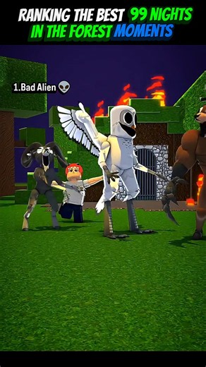 Ranking The Best 99 Nights in the forest Moments!🔥🤯📈 #99nightintheforest #roblox