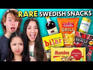 American Teens Try Rare Swedish Snacks For the First Time!!