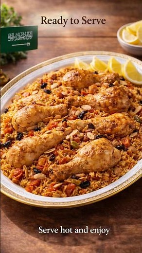 Authentic Saudi Chicken Kabsa | Traditional Arabian Rice Recipe #Kabsa #SaudiFood #TraditionalFood