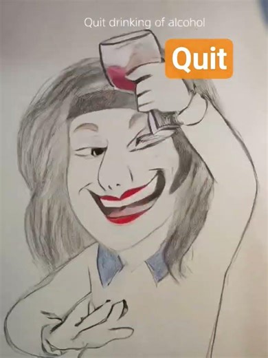 Quit drinking of alcohol for better health!!