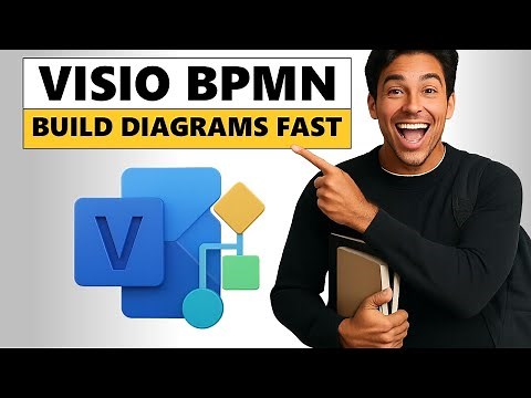 VISIO HOW TO: Create BPMN Process Flow Diagram in MICROSOFT VISIO