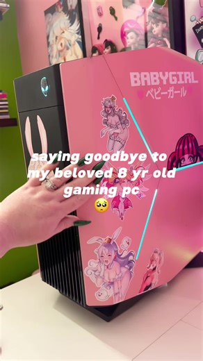 New year new pc!! ✨🩷 I will greatly miss my old one, it’s gotten me through a lot over the last 8 years, but I needed an upgrade badly and I’m so excited to keep working and customizing it