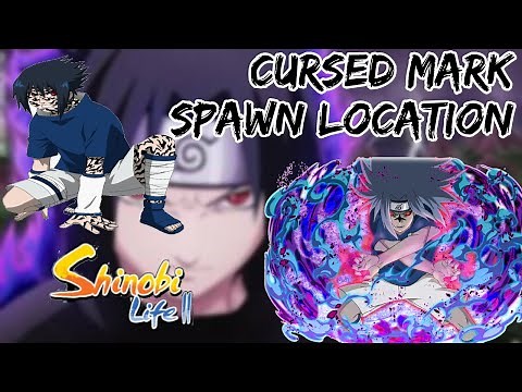 Shinobi Life 2 Sasuke Cursed Mark SPAWN LOCATION!!!