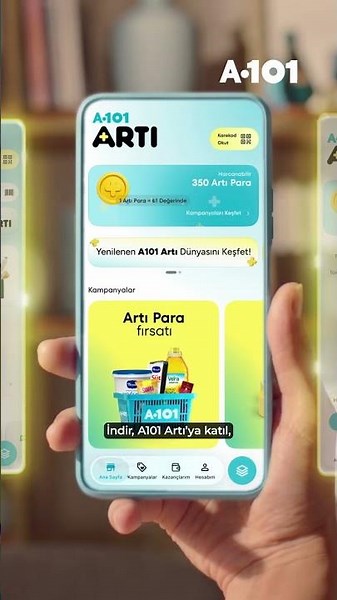 Her şeyi A101 fiyatıyla alabileceğin A101 Tek Uygulama’yla her yerde kazanan sensin! 🩵📱