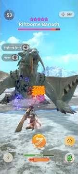 10★ Riftborne Barioth vs G10-5 Anjanath LS (Sacred Sheath) - #MHNow #longsword #riftborne #barioth