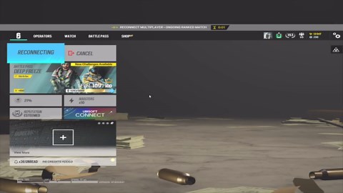 Can't Reconnect to Ranked Match