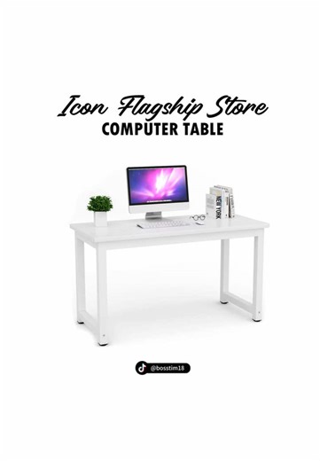 Looking for a desk that gets the job DONE? Meet the @ICONFLAGSHIPSTORE Computer Desk! perfect for students, WFH setups, or bedroom study corners! Key Features: ✔️ Spacious tabletop for laptop, books & essentials ✔️ Budget-friendly & economical design ✔️ Durable construction for long-lasting use ✔️ Minimalist look — fits any room aesthetic ✔️ Stable & sturdy (non-foldable for extra reliability) Whether you’re cramming for exams or grinding on projects and games, this desk has your back 💪 👉 Upgr