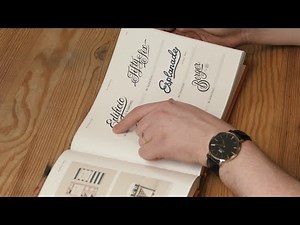 ✏️ How To Design A Hand Lettered Vintage Logo | Start To Finish
