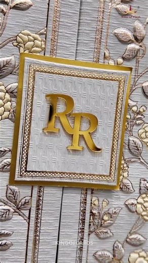 Elegant Door Style Wedding Card 💌✨