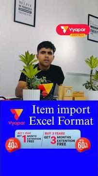 Vyapar accounting software item import excel format #vyaparappmalayalam #itemimportexcel