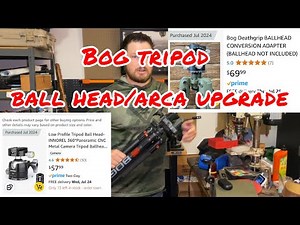 Bog Death Grip Arca/ Ball Head Upgrade